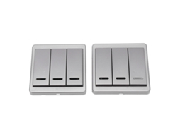Laxiscreed Interruptor Remoto Wireless De 3 Canais Para Casa E Quarto, Controlo Inteligente