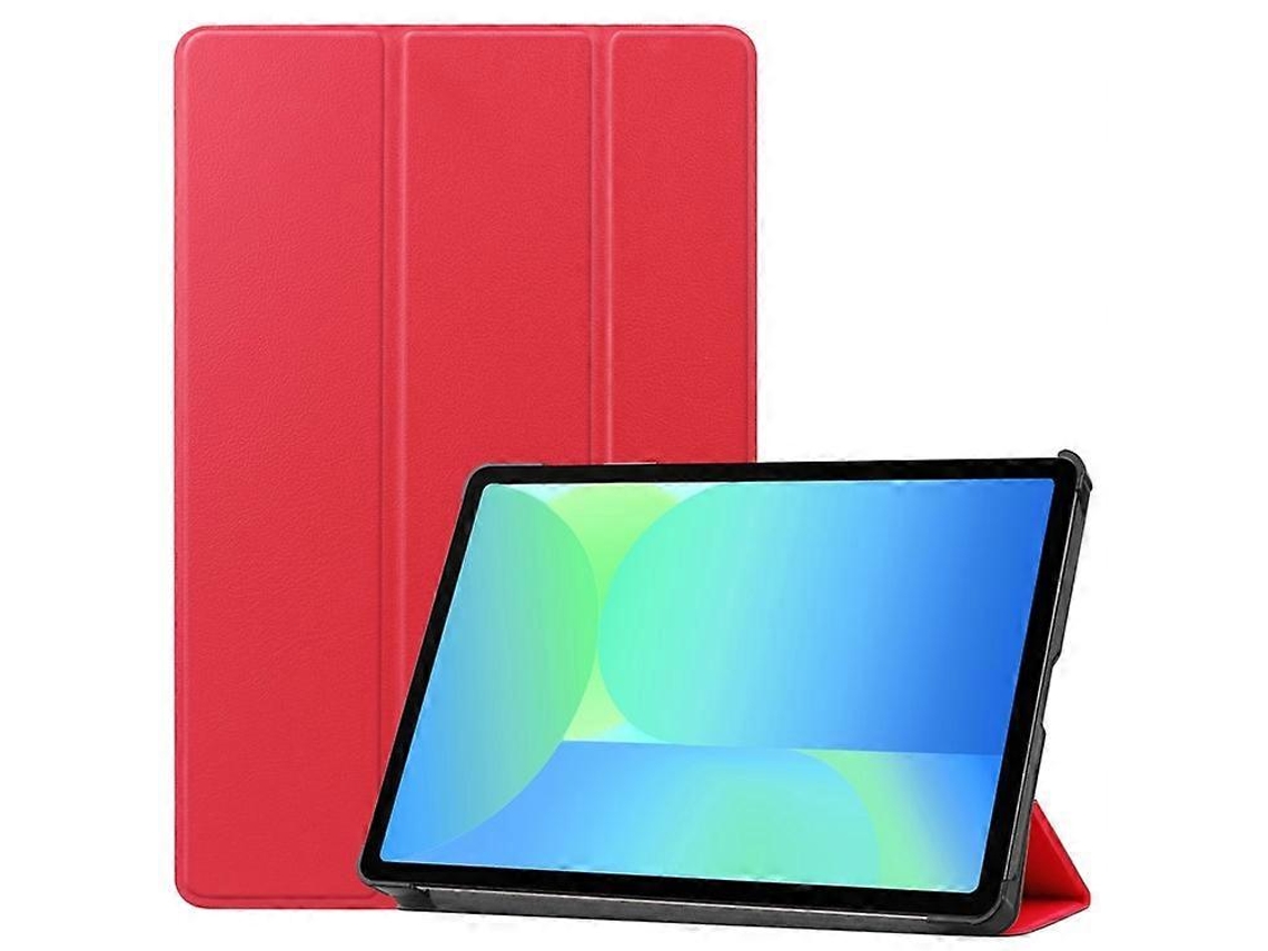 Capa De Couro Com Suporte E Proteção Anti-queda Compatível Com Samsung Galaxy Tab S10 Fe / S9 Fe.