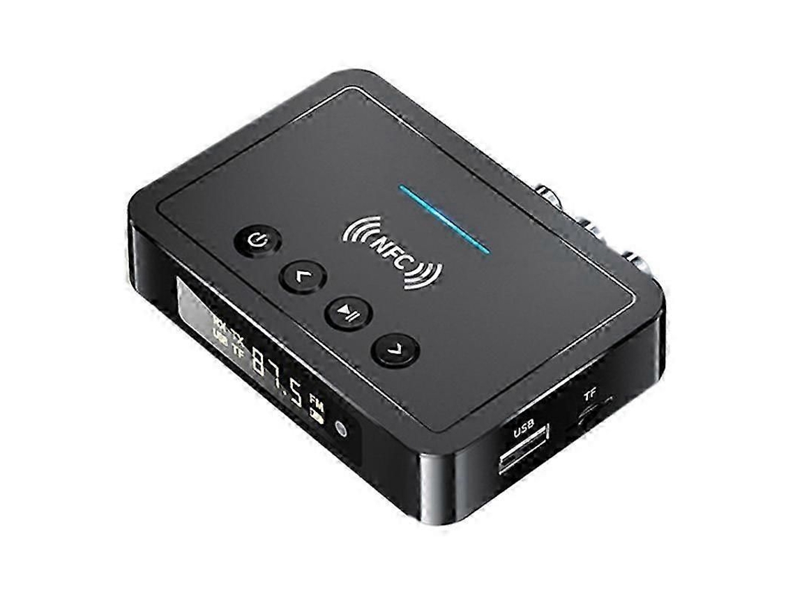 Transmissor e Receptor Bluetooth 5.0 com FM, chamadas, entrada auxiliar GOKOCO