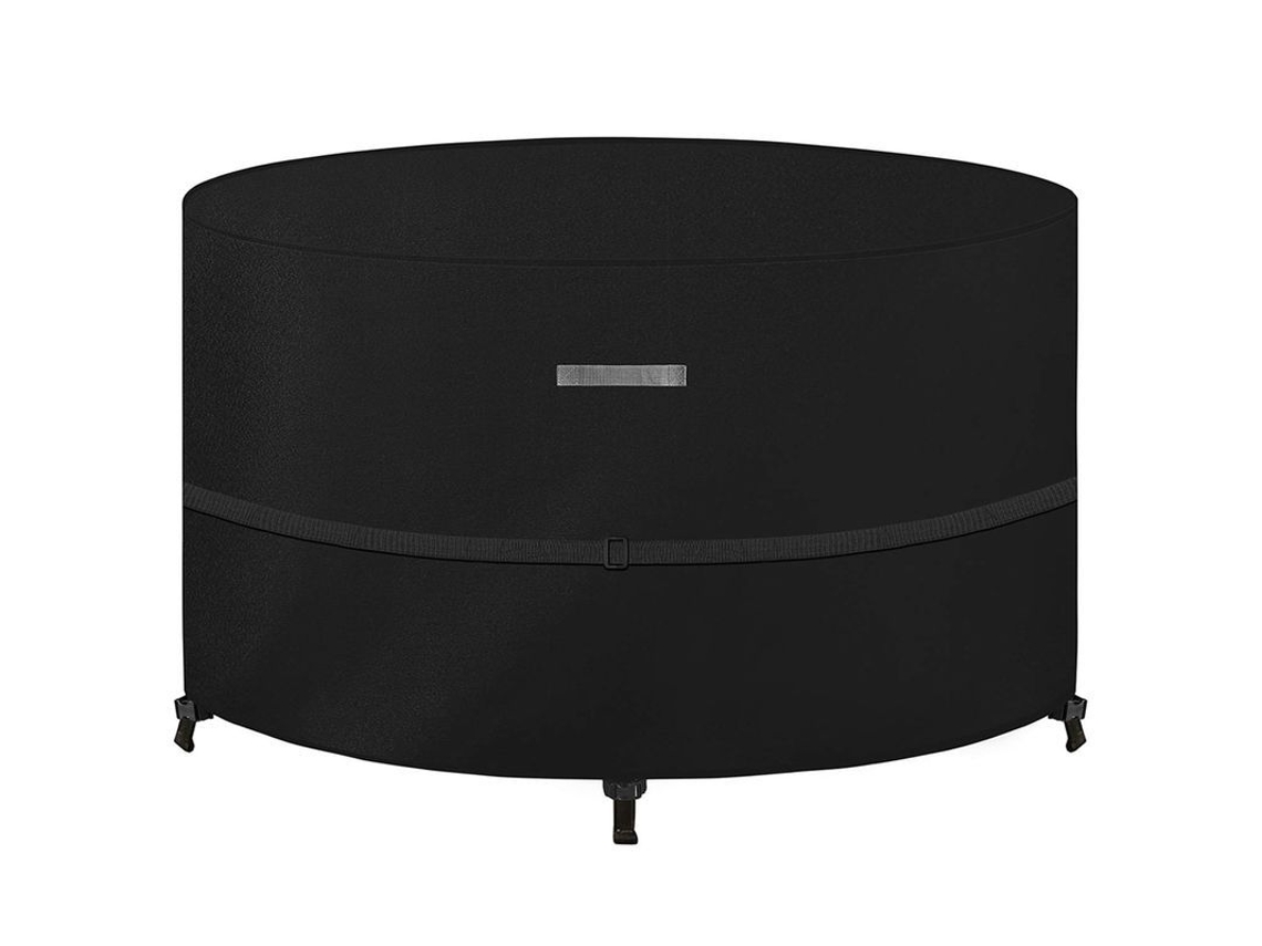Funda para Móveis de Jardim Redonda 420d Oxford Ø130x74cm Resistente ao Vento e Transpirável S/MARCA