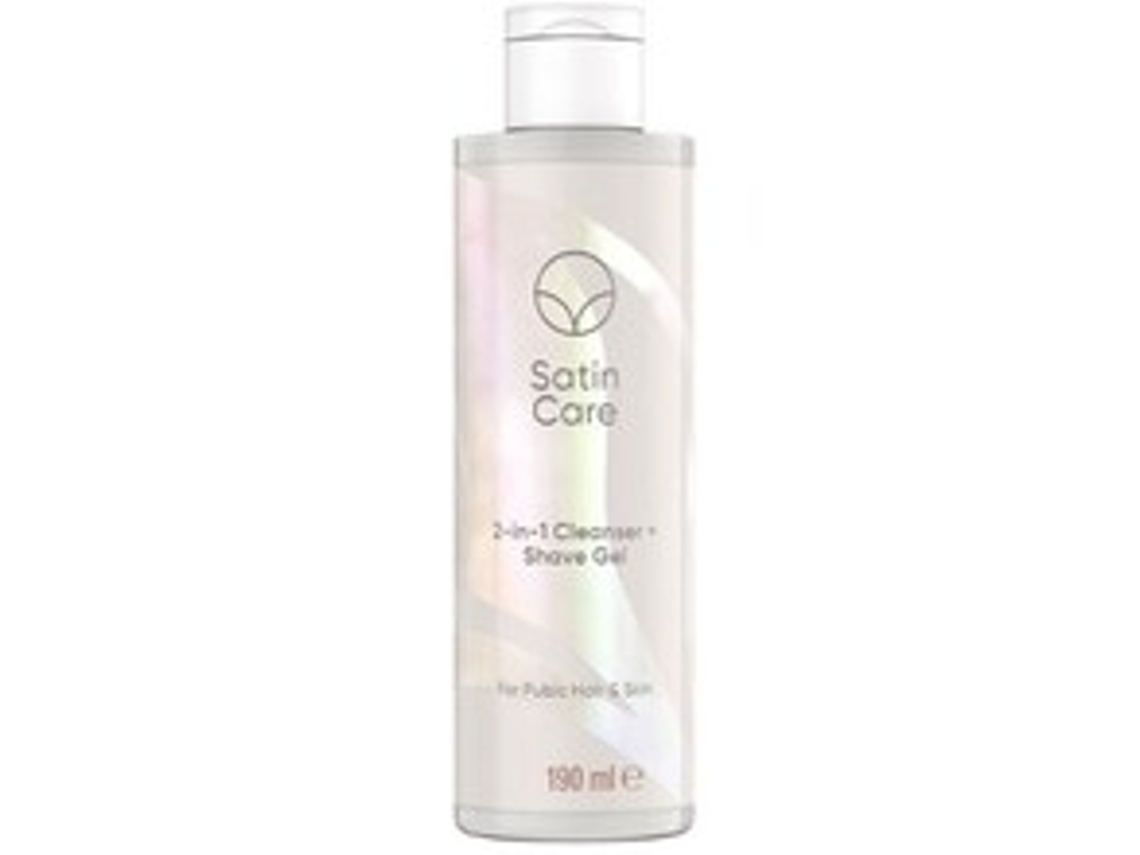 GILLETTE Satin Care 2-In-1 Cleanser + Shave Gel Gel na Holení Oblasti Bikin 190Ml