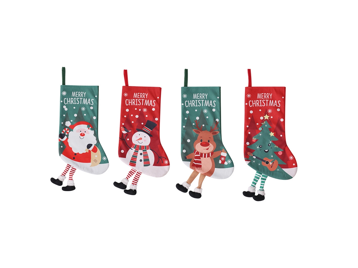 Conjunto de Estilos com Boneco de Neve, Rena e Pai Natal LAXISCREED