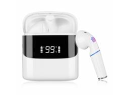 Auriculares In Ear YIZHOOD True Wireless Bluetooth com Cancelamento de ruído Branco