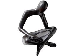 Escultura Estilizada, Ornamento Abstrato Em Forma De Personagem Para Mesa De Escritório, Decoração D Gokoco