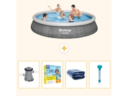 Bestway Piscina Bestway Fast Set Redonda - 396x84 Cm - 5-peças S184
