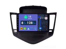 Auto Rádio Carro Bluetooth Autoradio 8GB RAM 128G ROM CarPlay Navegação GPS Ecrã Táctil RoverOne para Chevrolet Cruze J300 2008-2014  