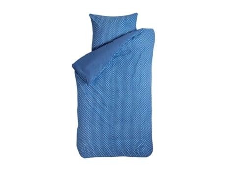 Roupa de cama BINK linho polka dots jean blue 135 x 200