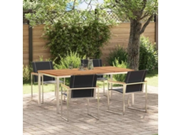 Vidaxl Conjunto de Jantar para Jardim 5 Pcs