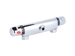 Torneira misturadora termostática para chuveiro, torneira cromada para banheiro, barra misturadora de chuveiro, 27,6 cm x 6,4 cm S/MARCA