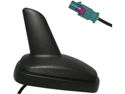 Antena De Carro Tipo Barbatana Tubarão,curta Metal Para Rádio Substituição
