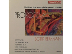 CD Prokofiev - Boris Berman - Boris Berman - Sonatas And Interludes For Prepared Piano (1946-48) (1CDs)