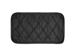 Tapete Caixa Apoio Braço Carro Impermeável Prova Poeira Couro PU Universal 29x17cm | S/MARCA