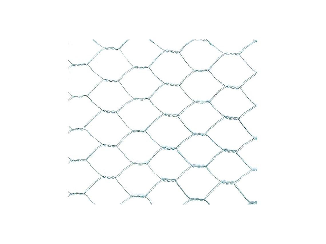 MALHA METÁLICA HEX./GALV. 41mm - 0,7mm 1x5m