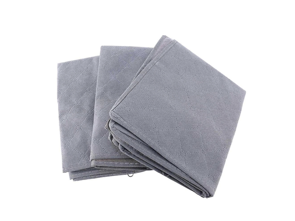Bolsa De Armazenamento De 3 Peças Para Roupas, Colcha, Tecido Não Tecido, Com Alças, Dobrável, À Prova De Umidade. Olysi Shop