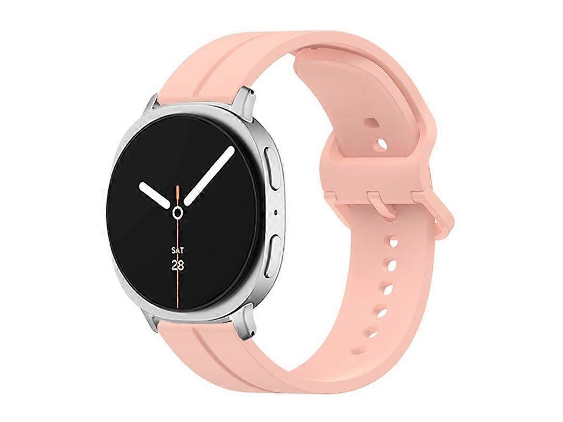 Pulseira De Silicone Com Fivela Colorida E Ranhuras Para Samsung Galaxy Watch8 / Watch8 Classic