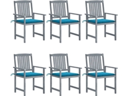Garden Chair, Garden Chairs Vidaxl Cinzeto Madeira (n/a)