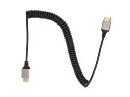 Hd Multimedia Interface Cabo Espiralado 4K 60Hz para Tablet Câmera Computador Tv Monitor HURRISE