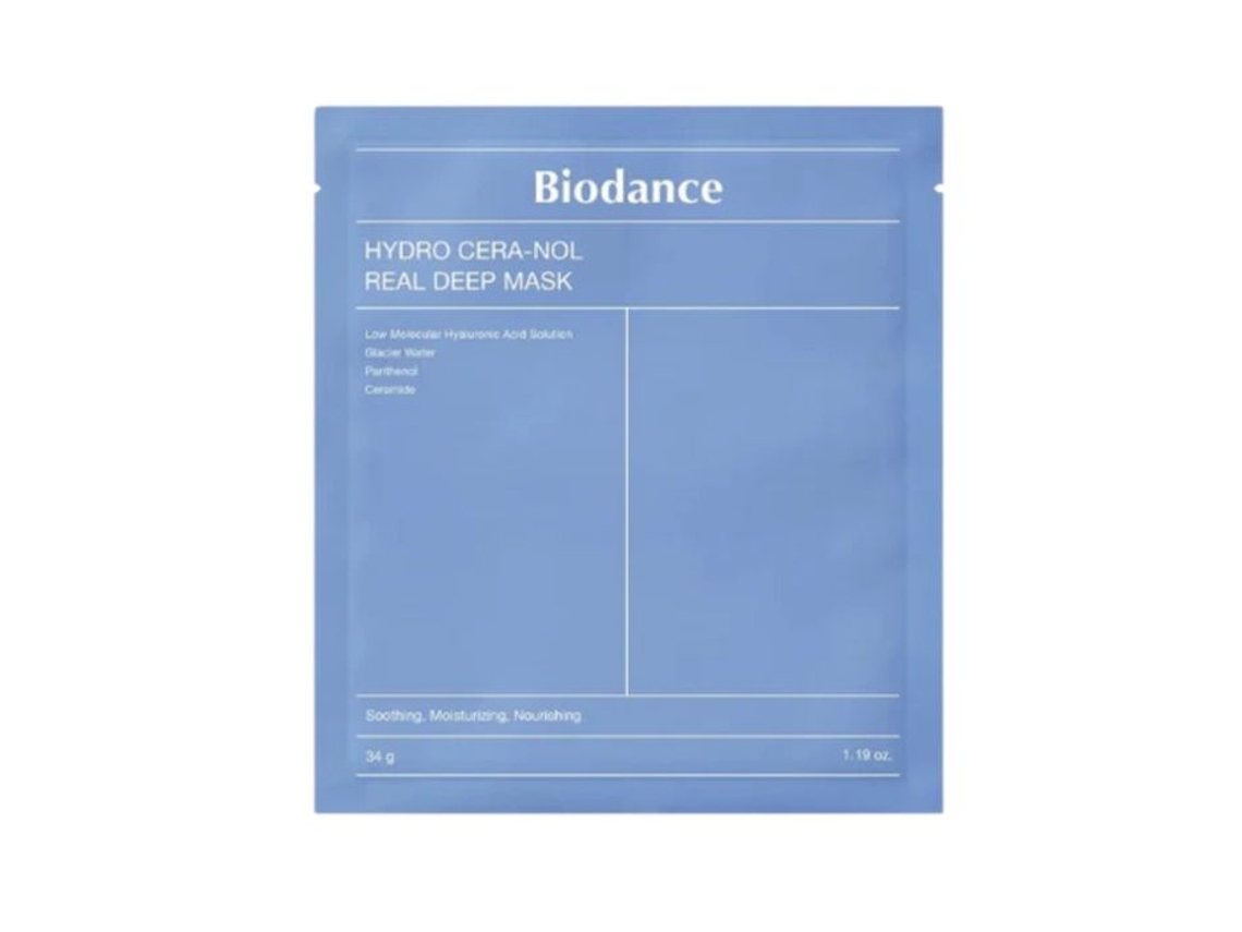 Masque Facial Hidratante Biodance Máscara Real Deep Hydro Cera Nol 34g Vegano Peles Secas