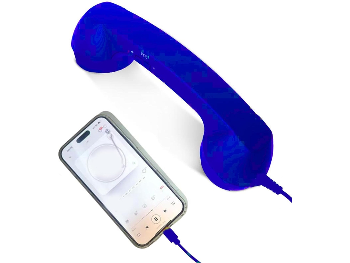 Telefone Retrô Com Microfone Tipo C, Acessórios Retrô Clássicos Para