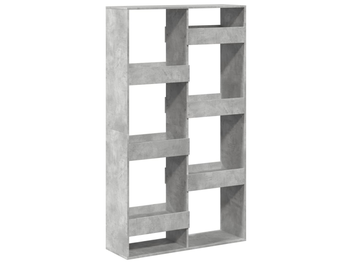 Bookcase, Bookcases Vidaxl Cinzeto Madeira Processada (n/a)