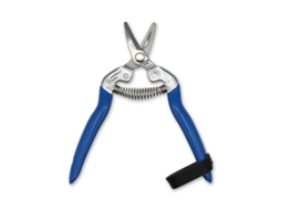 Tijera Recoleccion M/azul Curva Corta Inox M100c Manzana