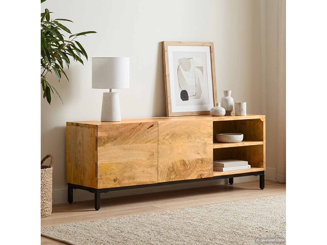 Vidaxl Gabinetes De Armazenamento Com Porta Castanho 110 X 30 X 40 Cm