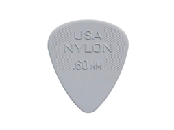 Dunlop Palhetas Nylon 12 Embalagens Cinza Claro 0,60 Mm.