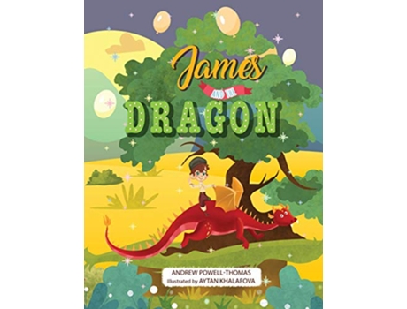 Livro James and the dragon de Andrew PowellThomas (Inglês)