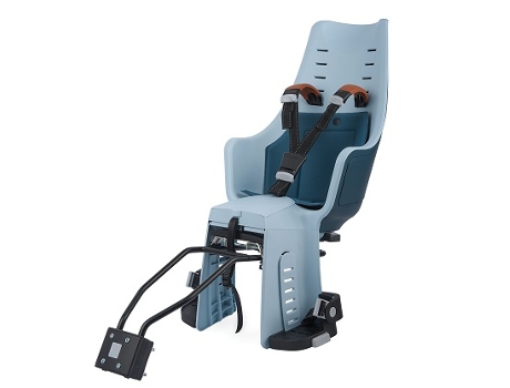 Porta-bebé azul exclusivo Maxi Plus 1P Led BOBIKE BICYCLE SAFETY SEATS