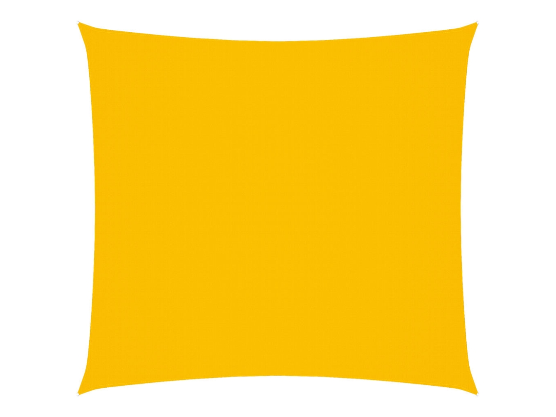 MAISON EXCLUSIVE Vela de Sol Quadrada em Tecido Oxford Amarelo 4x4 m