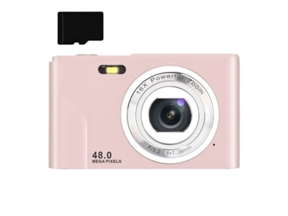Câmera Digital Halinuia 48mp, 1080p Fhd, Zoom De 16x, Cartão De Memória De 32gb