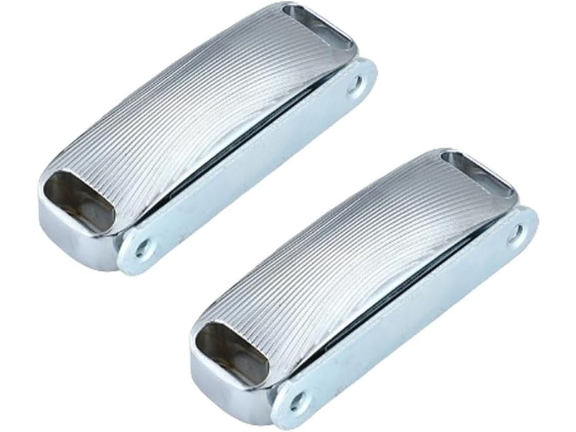 2 Peças De Fecho Magnético Porta Armário E Gaveta, Ímã Manter A Porta Fechada, Fecho De Armário Prateado