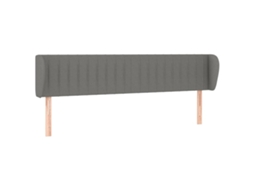 Headboard, Headboards Vidaxl Cinzeto Tecido (163 X 23 X 78/88 Cm)