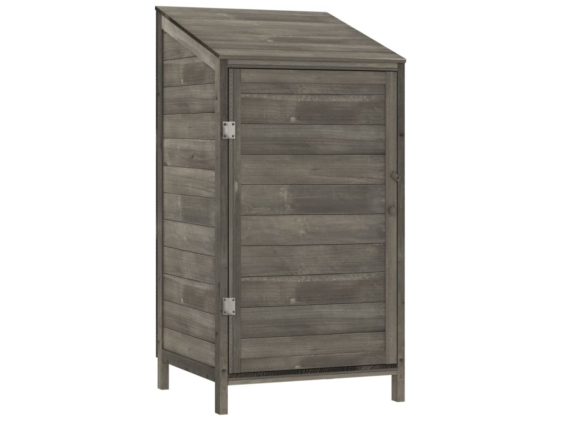 Garden Shed, Garden Sheds Vidaxl Antracite Madeira (55 X 52 X 112 Cm)