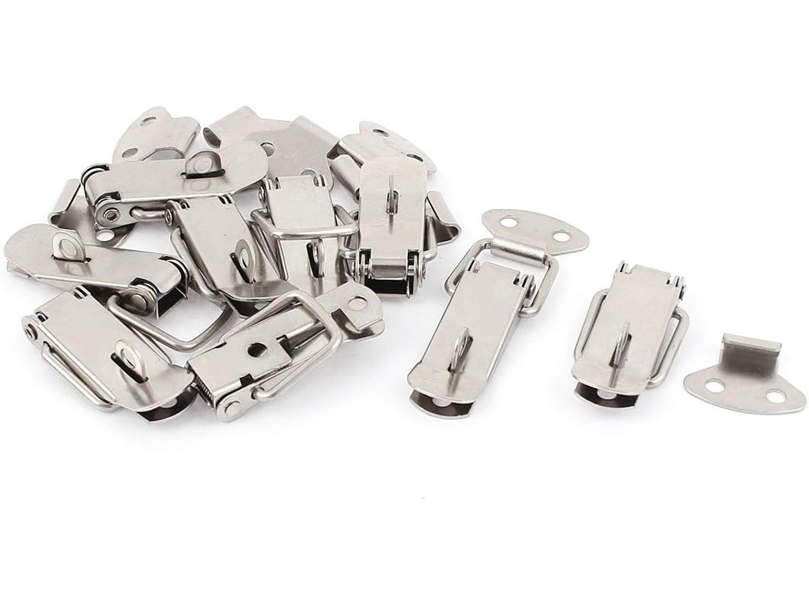 Conjunto de 9 Peças de Fecho de Mola para Caixa/baú, Cor Prata CHABERLU (e1d3a940e763ef58c772d293f048d0eb)