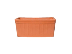 Jardinera barro ancha 60x18 cm