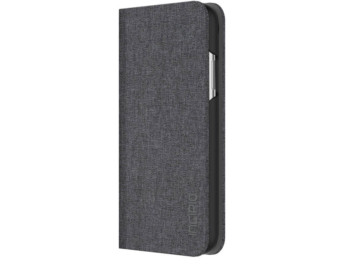 Capa iPhone X INCIPIO Carnaby Folio Cinza