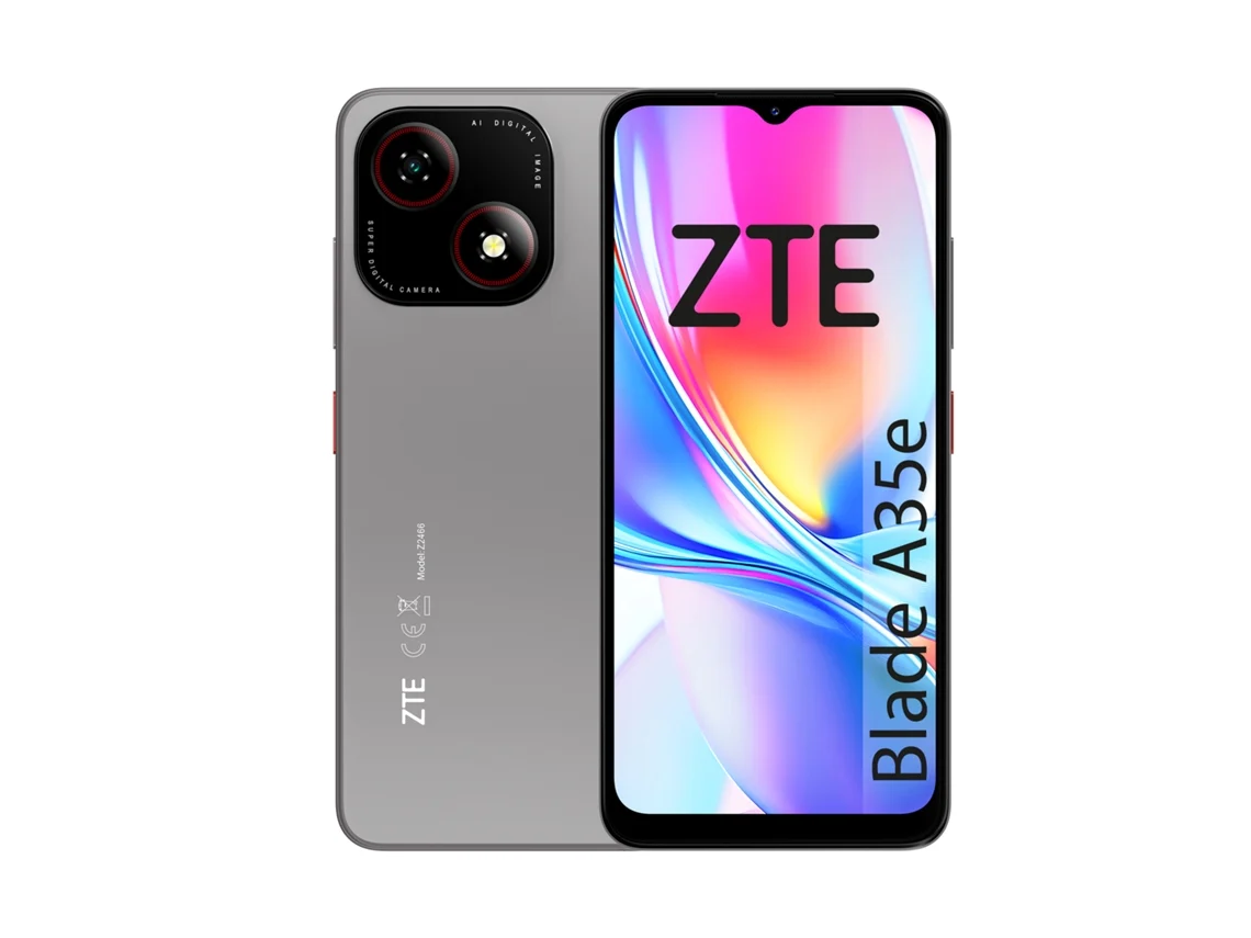 Smartphone ZTE Blade A35E (Outlet Caixa Aberta - 4G - 64GB - Cinzento)