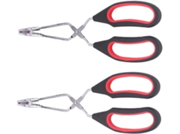 Pinças Para Churrasco, Conjunto De 2 Peças, Pinças Multifuncionais Para Alimentos, Ideais Para Pizza, Pão E Bife Na