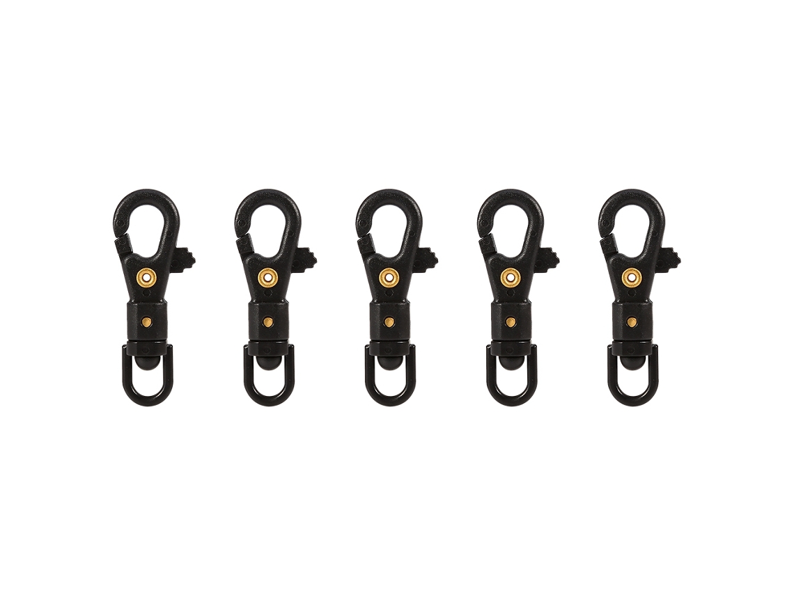 Carabiner Mini Giratório 360 Graus Outdoor 5un