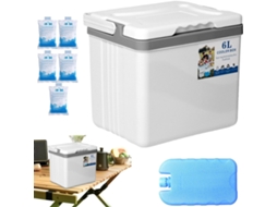 Caixa Térmica Para Camping, Resistente, Com Capacidade De 6 Litros, Ideal Para Uso Intensivo. Portát Gokoco