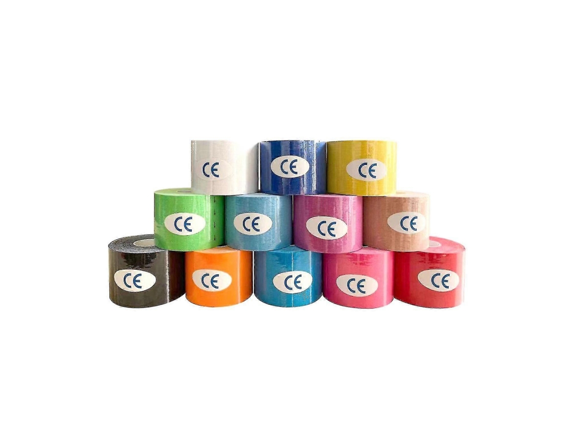Lurelia Fita De Cinesiologia Respirável Resistente À Água, Elástico, Para Ciclismo, Algodão / Borracha, M