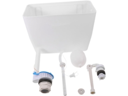 Kit De Substituição Para Caixa Acoplada Vaso Sanitário Parede, Com Estrutura Em Plástico E Instalação Fácil