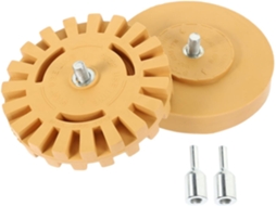 Conjunto De 2 Discos De Borracha Para Remover Adesivos De Carros, 100 Mm E 20 Mm.