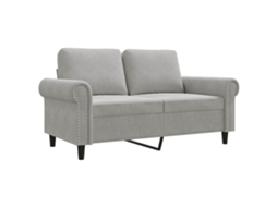 2-seater Sofa, 2-seater Sofas Vidaxl Cinzeto Veludo (n/a)