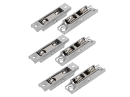 Polia deslizante de liga zincada, 68x15x15 mm, 6 peças CHABERLU