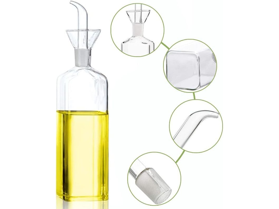 Botella De Vidro Para Azeite De Oliva Com Dispensador Anti-goteo E Sem Fugas Para Cozinha, Hotel, Bar E Restaurante