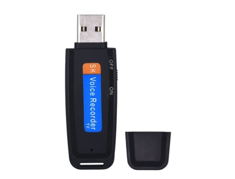 Gravador de Voz Digital 1 Unidade Usb 2.0 Presente Corporativo U Disk Recorder Usb Flash Drive Armazenamento Externo FOXNOVO