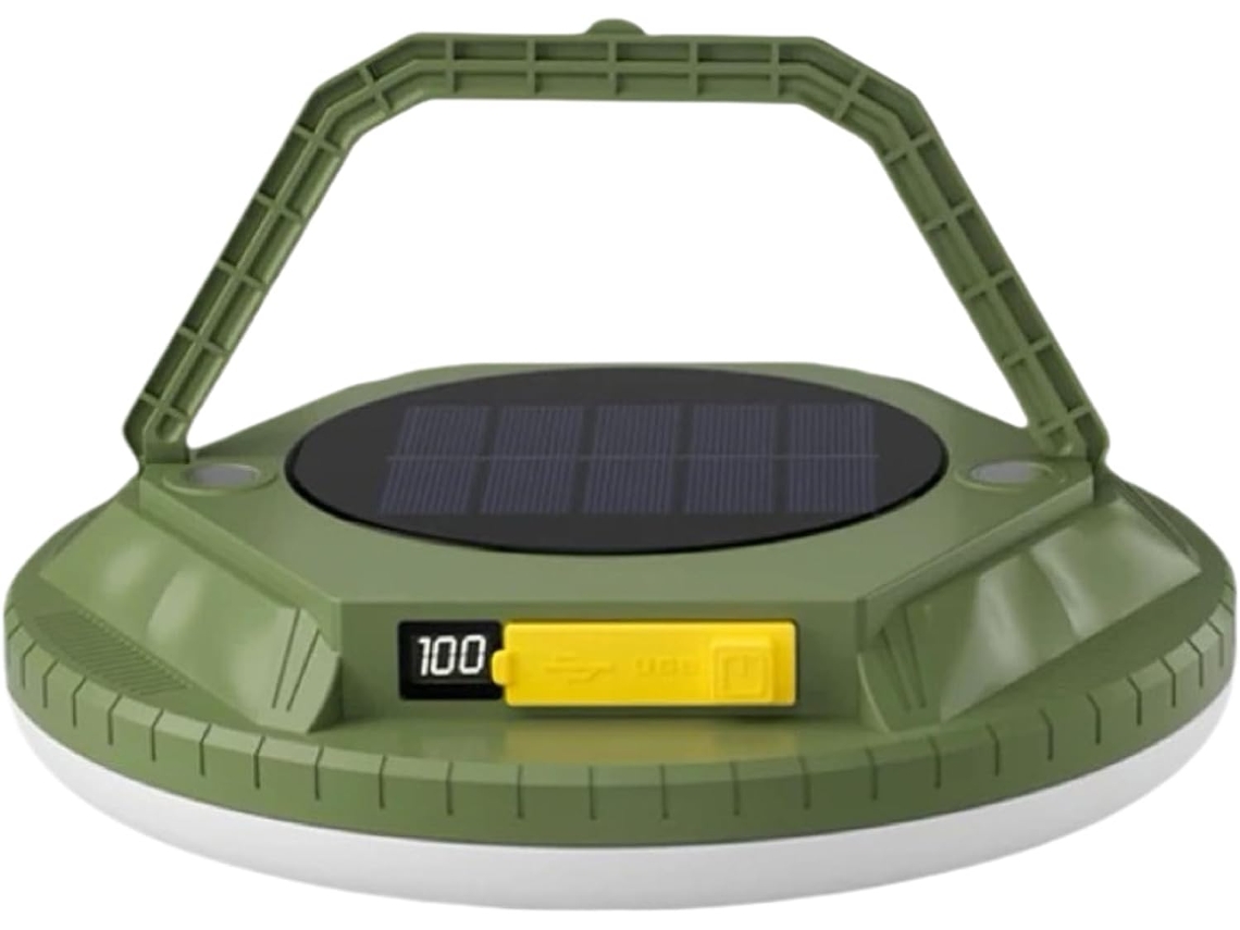 Lanterna De Acampamento Solar Para Sobrevivência 1600