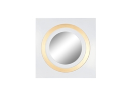 Espelho de parede Home Esprit ouro branco 90 x 4 x 90 cm